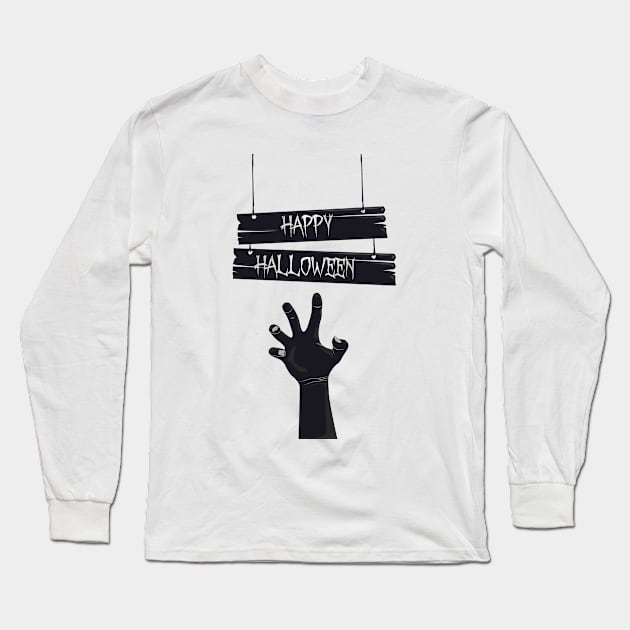 Halloween Long Sleeve T-Shirt by Teedell